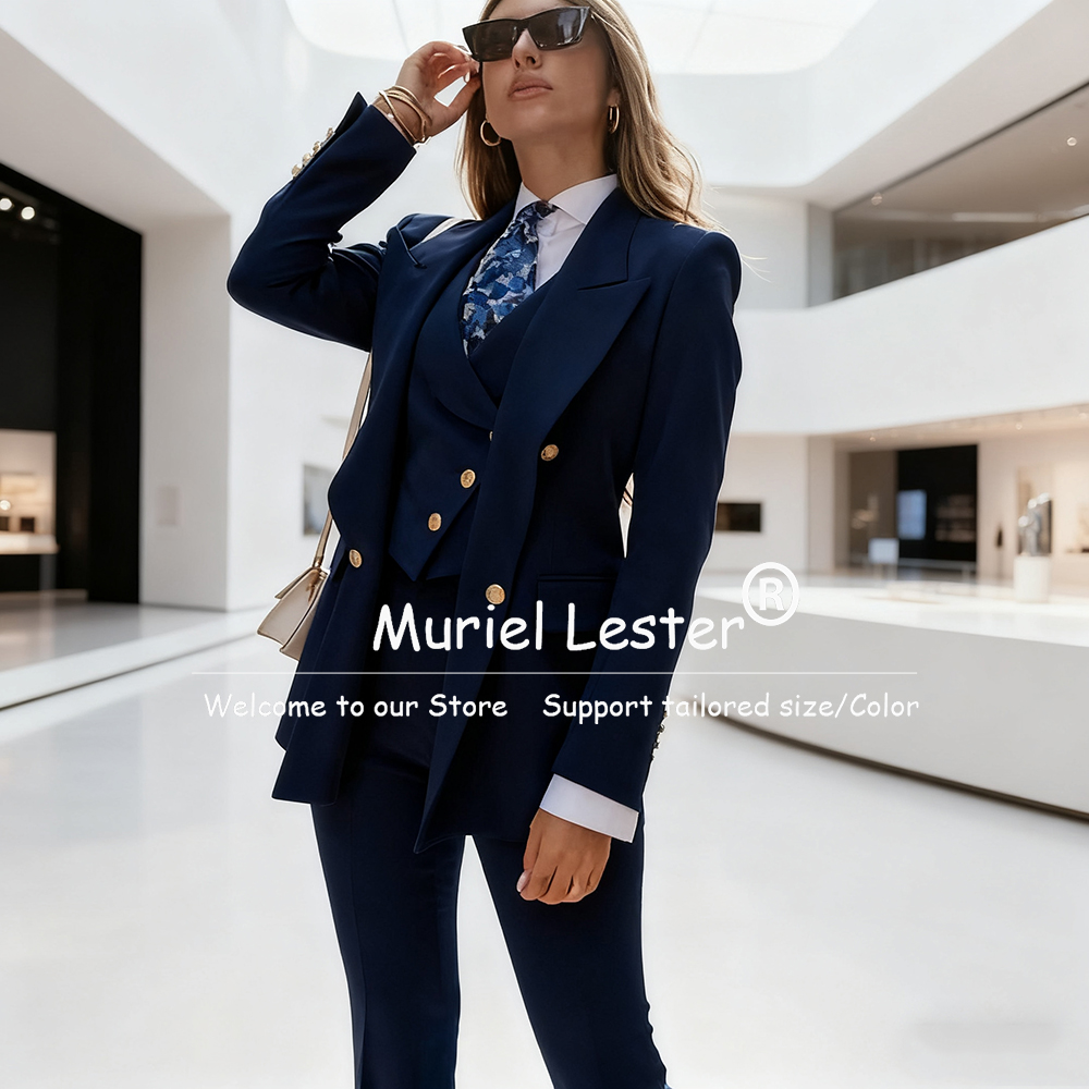 Elegant Blue Women's Suits Dou - Womens Blazer recension och pris