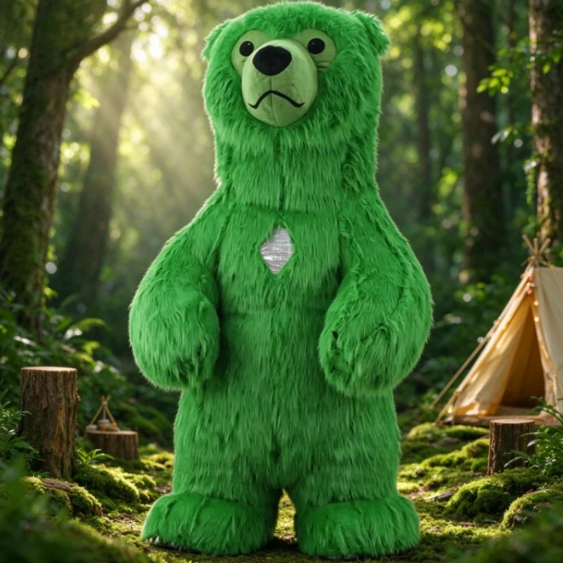 Furry Green Bear Inflatable Ma - Wedding Dress recension och pris