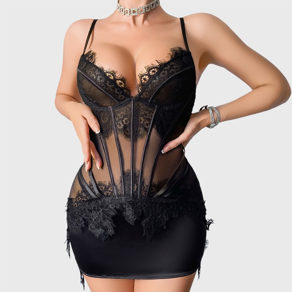 Ellolace Willowy Lingeries Set - Lace Dress recension och pris