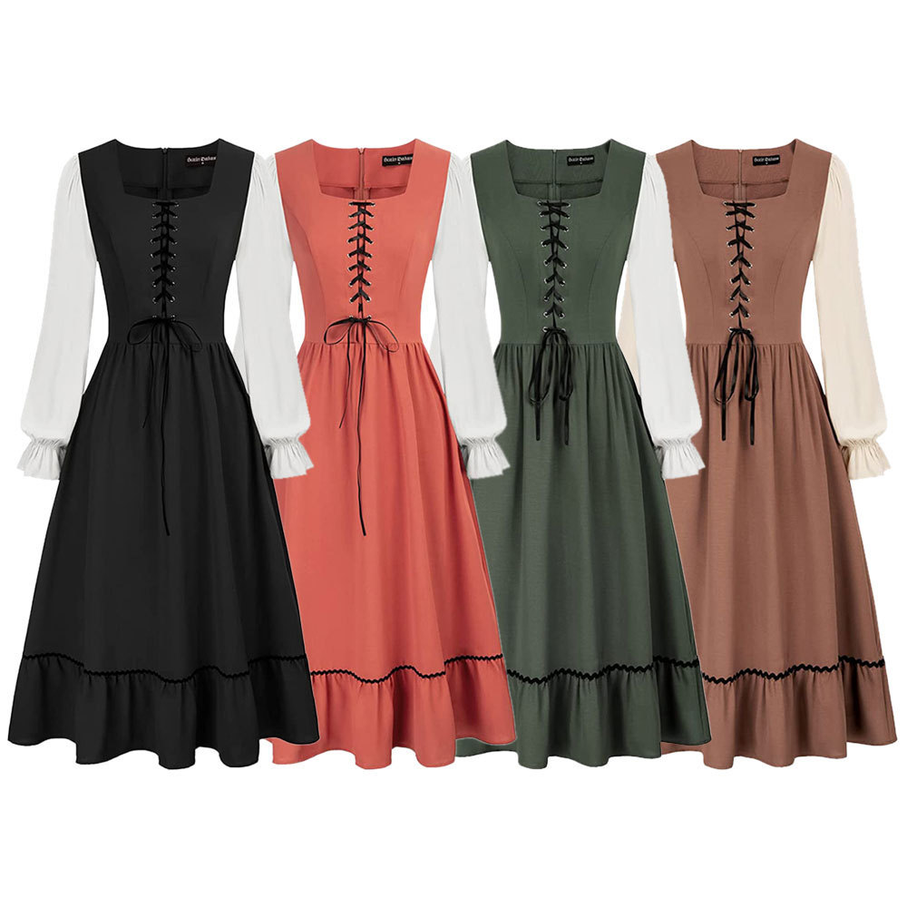 Women'S Vintage Court Medieval - Midi Dress recension och pris
